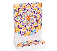 Support pour calendrier quotidien de table avec feuilles à déchirures | MANDALA | Compatible avec d'autres pièces de rechange de calendriers à bloc format A6 | Dimensions 12 x 17 x 6 cm