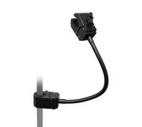 Support pour Caméra à Double Pince Super Clamp avec Connecteur Flexible Orientable de 30 cm (Col de Cygne) pour Parapluie, Perche, Trépied, Guidon