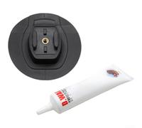 Support pour caméra Action PVC pour Paddle pour kayak Glue Support | PVC imperméable, fixation stable, idéal paddle pour kayak, installation pour facile avec pour colle, et blanc(A)