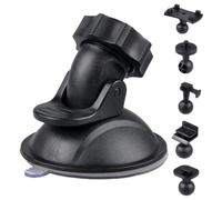 Support pour caméra de voiture avec ventouse et 5 adaptateurs | Support de caméra rotatif à 360° pour voiture, camion, berline, VUS, conduite, voyage, voyage