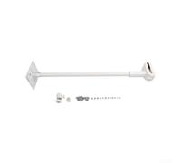 Support pour caméra Perçage 0-7,5cm Plafond Armoire Support pour(71-120cm) | Installation perçage, clip bidirectionnel 0-7,5cm, compatible plafonds et armoires, plastique , blanc