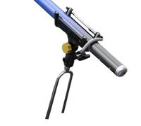 Support pour Canne à Pêche à Poser au Sol - Support de Pôle Réglable pour Sol et Rivage,Accessoire Léger et Stable avec Support pour Canne à Pêche - Adultes Passionnés et Experts