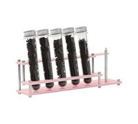 Support pour canne à pêche, présentoir pour articles de pêche en acrylique, porte-tubes à essai, porte-stylos double couche à 5 trous, présentoir de matériel de pêche pour garage, maison, table