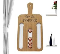 Support pour capsules de café, étagère murale pour capsules de café, support mural vintage pour 14 pièces, organiseur de café pour garde-manger, hôtel, café