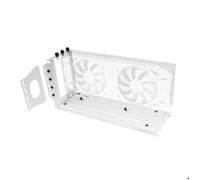 Mars Gaming Support GPU vertical MCA-GCV – Base magnétique antidérapante, 3 slots max, 2x PCI, blanc
