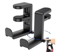 Support pour Casque Base Pivotante À 360 Degrés Avec Rangement De Câble