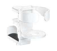 Support pour casque de jeu et porte-gobelet pour casque de jeu combo (blanc