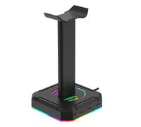 Support pour casque de jeu, support de rangement pour casque de jeu rvb, support d'affichage avec Port USB, excellent cadeau pour les joueurs de bureau