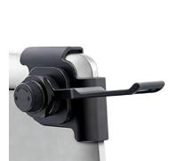 Support pour casque de moniteur - Pince en plastique ABS noir, organiseur de bureau autocollant, support d'écran peu encombrant | Fixation latérale à l'écran d'ordinateur, aménagement d'un bureau à