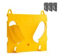 Support pour Casque de Sécurité Support pour Casque de Chantier Sans Perçage, Épissable, Support de Rangement pour Casque de Chantier, Support de Rangement pour Casque de Chantier(Yellow,11pcs)
