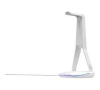 Support Pour Casque/Micro-Casque - The G-Lab - K-Stand Hydrogen - 2 Ports Usb - Blanc G