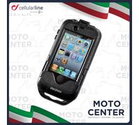 Support Pour CELLULAR LINE Pour Porte iPhone 4S/4 Pour Moto Manubri Tubolaires