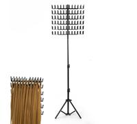 Support pour cheveux tressés - Trépied de mannequin réglable pour perruque, support de salon de coiffure | Base en métal robuste réglable en hauteur, design portable, idéal pour l'entraînement de