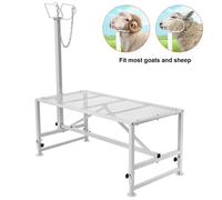 Support pour Chèvres et Moutons-Duoku-47x23 pouces-Support pour Bétail-Hauteur Réglable de 21""à 33""-Charge de 500 livres