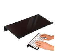 Support pour clavier de bureau, plateau incliné et élévateur transparent | Base élévatrice pour clavier PC pour écrire | Pour maison, studio, niche, réception, travail, joueurs, étudiants Progra