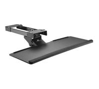 Maclean Support clavier MC-757 – Charge maximale 2 kg, fixation au bureau, repose-poignet
