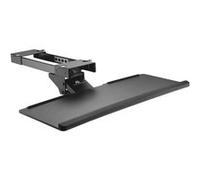 Maclean Support clavier MC-757 – Charge maximale 2 kg, fixation au bureau, repose-poignet