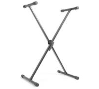 Support pour clavier - VONYX KBS01 - fixation verrouillage rapide - barres de 36 cm - noir - pour adulte