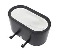 Support pour clés - Miroir décoratif avec effet infini et crochet avec lumière LED, petit crochet pour clés de garage - Pour homme, père, mari et fans de voiture, entrée, bureau, maison ou