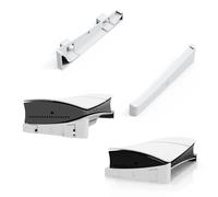 Support pour console PS5 Slim Support Horizontal pour console PS5 Slim Support de base pour Play station 5 Slim Editions, Compatible avec Play station 5 Disc & Digital Editions (blanc)