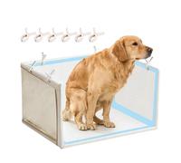 Support pour coussinet pour pipi pour chien, pliable, 76 x 60 x 44 cm, plateau pour pipi pour chiot, plateau pour coussin pour chien, pliable, pour chiots, chiens âgés, chats ou petits animaux de comp