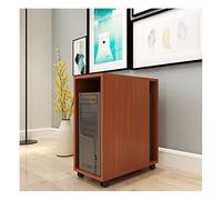 Support pour CPU CPU Stand Double-couche PC mobile PC HOST TOWER BRACKET Office bureau côté hôte Host Rack Home Office Host Host Châssis Cabinet de rangement avec roues Support Boîtier d'Ordinateur (