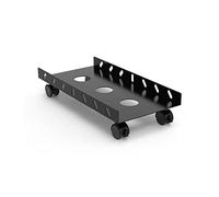 Support pour CPU CPU Support de support de support de bureau support support de support métallique Pc Support avec poulie adapté à la plupart des PC (blanc / noir) Support Boîtier d'Ordinateur ( Color