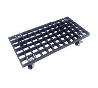 Support pour CPU Porte-Plancher PC Mobile PC Stand de Grille CPU Porte-châssis de châssis House Heavy Duty CPU avec Roues roulées Roues, Noir/Blanc Support Boîtier d'Ordinateur (Color : Noir, Size