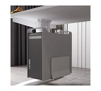 Support pour CPU Support de CPU sous le support de bureau, support de boîtier de PC mural réglable, support de tour de PC en acier, réglage de la largeur de 5,7 "à 9,6" hauteur de 11,8 "à 19,7" Suppor