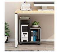 Support pour CPU Support de stockage de CPU en bois sous le bureau de bureau CPU CPU Stand Roling Stand Demovible PC Stand de plancher d'hôte avec 4 roues de roulettes Support Boîtier d'Ordinateur ( C