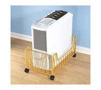 Support pour CPU Support de support d'UC mobile, chariot de support de tour de PC en métal, support d'unité centrale de support de PC de plancher avec 4 roulettes sous le bureau, for le bureau à domic