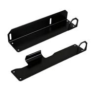 Support pour cric hydraulique - Support pour cric rouleur de 43,8 cm, stabilité anti-oscillation | Suport de fixation métallique sécurisé avec crochets intégrés, suport de montage pour crics, idéal