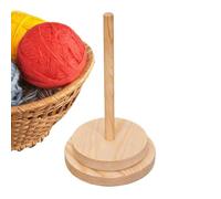 Support pour crochet - Rangement rotatif en bois, organisateur de bobines | Station enroulable - doux, kit de gestion des fournitures d'artisanat réglable pour femme