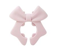 Support pour cuillères à casserole en silicone - Support pour cuillères à frire peu encombrant et antidérapant avec nœud décoratif pour casseroles et casseroles de cuisine domestique