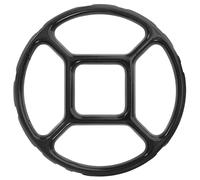 Support Pour Cuisinière à Gaz Anneau réducteur de poêle, 2 pièces, Support auxiliaire for petit Pot, trépied, gaz Wok antidérapant