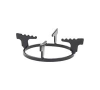 Support Pour Cuisinière à Gaz Anneaux de réducteur gaz en fer, 2 pièces, Support étagère for cafetière, anneaux mijotage, couvercle plaque cuisson à for réchauffeurs, cuisine Camping thé cuisinière