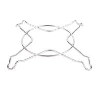 Support Pour Cuisinière à Gaz Support de cuisinière à gaz, 2 pièces, en fer Camping, anneau diffuseur chaleur, réducteur cafetière, fournitures cuisine