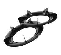 Support Pour Cuisinière à Gaz Support de cuisinière à gaz, outil cuisine, Wok fer, accessoires grillades, accessoire 2 pièces