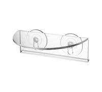Support pour d'aquarium en acrylique transparent avec ventouses puissantes pour aquarium, décoration de fenêtre de maison - 16 x 10,4 x 6,6 cm