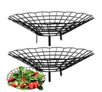 Support pour de fraises | 2 pièces anneaux de protection réutilisables de 30,99 cm | Support pour de fraises | Convient pour le jardin, le balcon, la cour, le patio, les terres