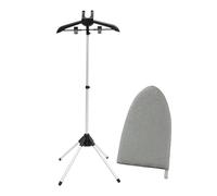 Support pour défroisseur à vapeur Pliant réglable en aluminium vêtement vapeur Support vêtements de repassage pliable cintre manteau cadre ménage