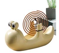 Support pour d'encens - Céramique Résistante À La Chaleur - Brûle-encens en céramique Motif escargots - pour Bureau terrasse Balcon Jardin Camping pêche Barbecue Pique-Nique