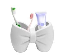 Support pour dentifrice en forme de nœud - Pour nettoyer le visage - Pour rasoir, nettoyant pour le visage, peigne, tondeuse à sourcils, salle de bain, bureau, dortoir, camping-car, salle de sport