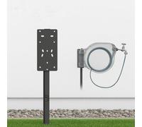 Support pour dévidoir de tuyau et enrouleur de tuyau, autonome et stable, compatible avec Gardena®, Amazon Basic®, etc. Pas de montage mural nécessaire