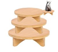 Support pour d'Extérieur Présentoir à Pots de Fleurs en Bois Résistant et