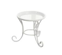 Support pour d'intérieur - Mini support de fleurs en fer forgé de | Support de plantes de bureau avec plateau | Présentoir pour bonsaï de balcon, support décoratif d'intérieur pour jardinage