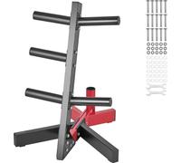 Support pour disques d'haltères VEVOR Arbre à disques d'haltères à cadre en L pour disques d'haltères 2 pouces, arbre à disques d'haltères standard, capacité de charge 227 kg, support de rangement de