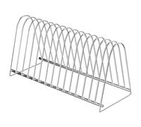 Support pour disques, étagère à disques | Présentoir d'album en | Porte-disques de bureau multifonction en acier inoxydable, trieur de classement triangulaire vertical pour Home Store Res