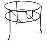 Vilde Support pour distributeur de verre Distributeur de boissons avec robinet pour boissons en métal Noir