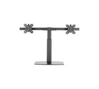 Ewent Support avec Ressort à gaz Ecran avec Bras pour Moniteur Double pour écrans LCD LED 13-32", Bras à Ressort à gaz pivotant à 360°, Norme VESA 75-100 mm, Poids Max. 6,5 kg